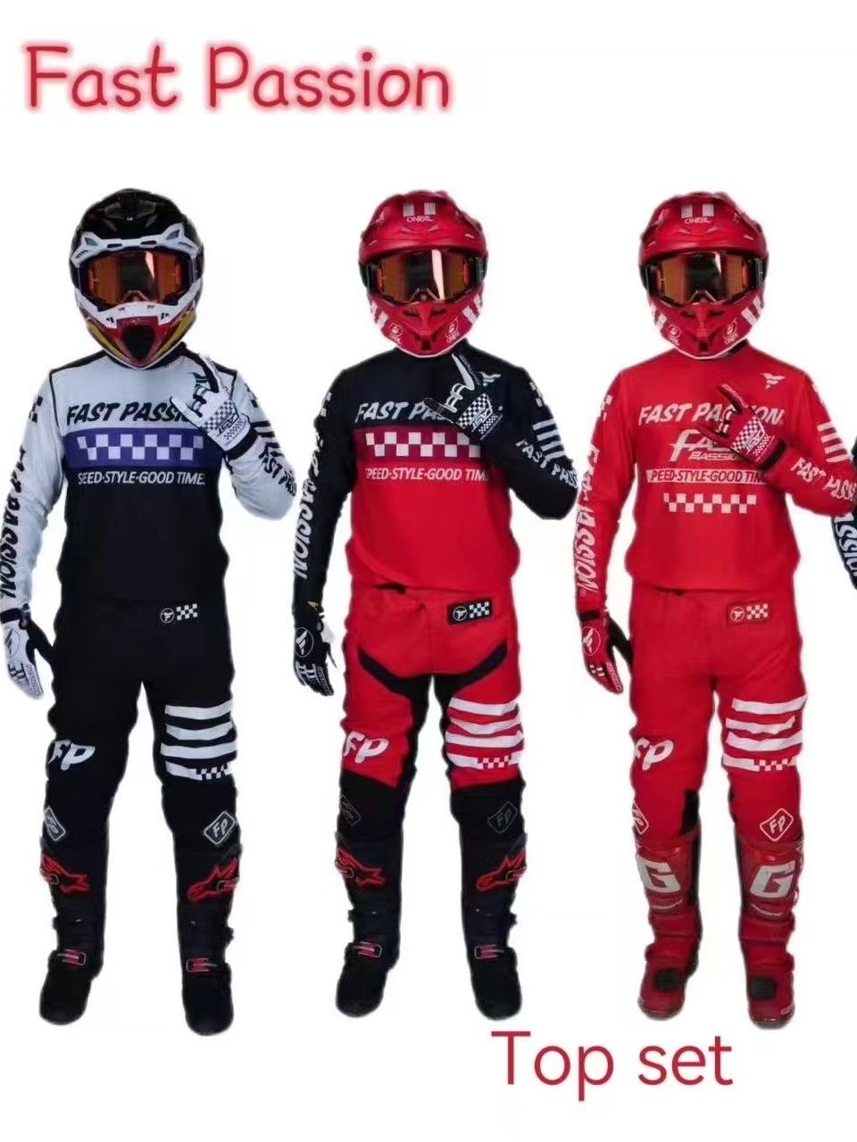 Motorcycle Gear Full Set - 2025 fastpassion for fox Motocross Gear