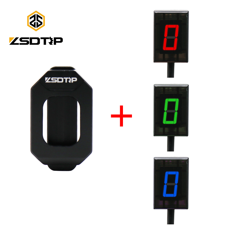 Gear Indicator Display - ZSDTRP 6 Speed Universal Motorcycle Digital