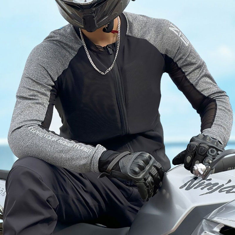 Motorcycle Gear Full Set - Men's Motorcycle Jacket Summer Breathable Motocross