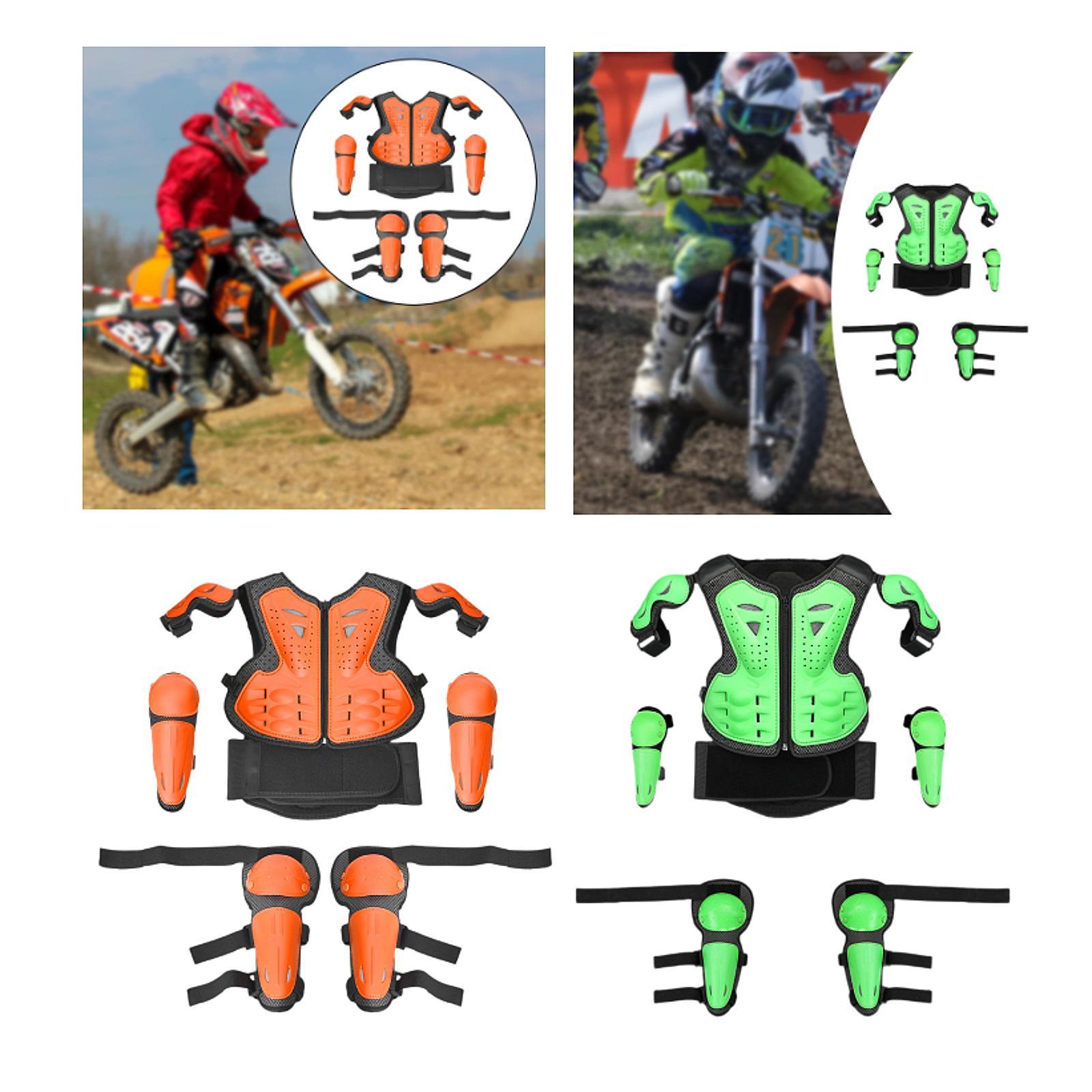 Motorcycle Gear Full Set - Kids Motorcycle Motocross Gear Set Armour