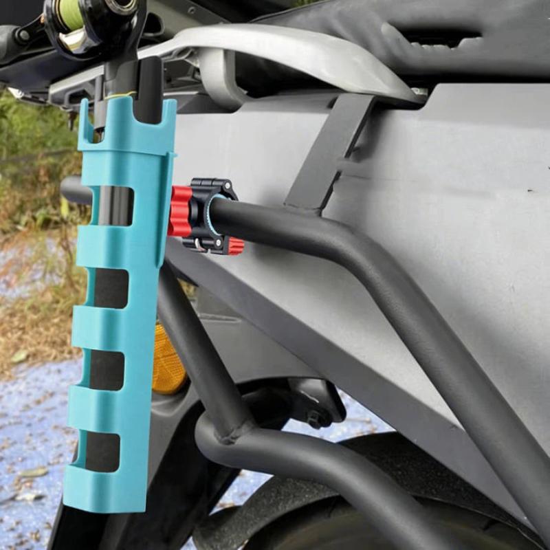 Motorcycle Gear Rack - 1Pcs Adjustable Rod Rack Bracket 360°