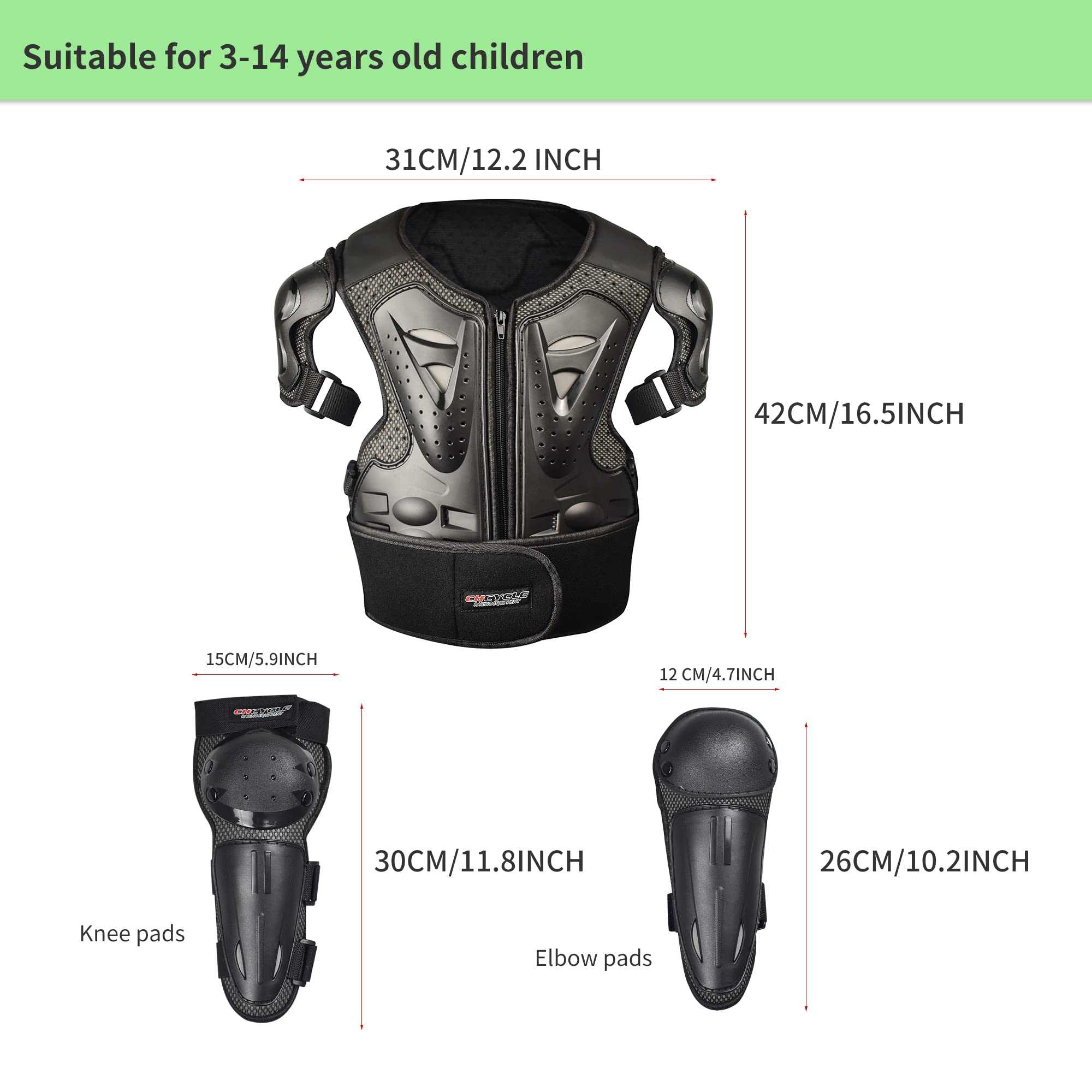 Kids Motorcycle Armor Suit Dir - Xs Motorcycle Gear recension och pris