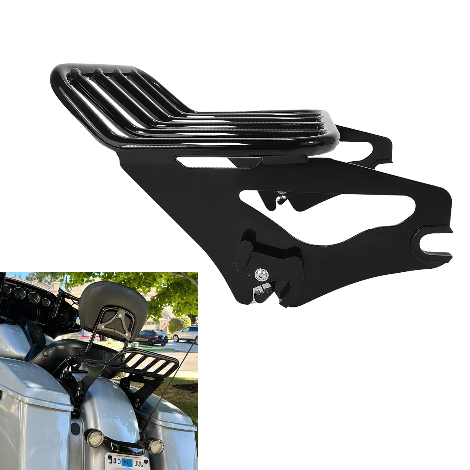 Detachable Two-Up Motorcycle L - Motorcycle Gear Rack recension och pris
