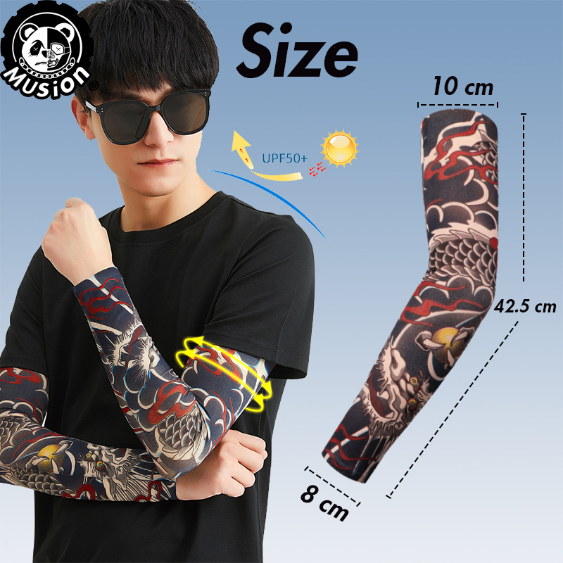 Musion New Seamless Tattoo Sle - Motorcycle Gear Sleeve recension och pris