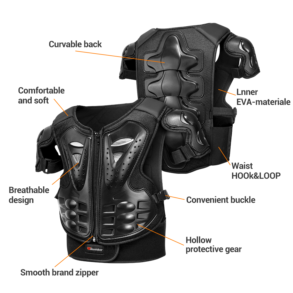 Kid's Motorcycle Armor Chest V - Xs Motorcycle Gear recension och pris