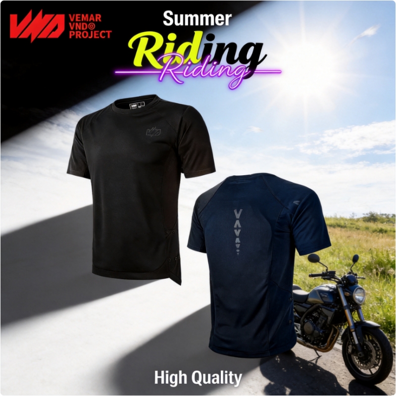 Summer Motorbike T-Shirt CE1 P - Motorcycle Gear Sleeve recension och pris