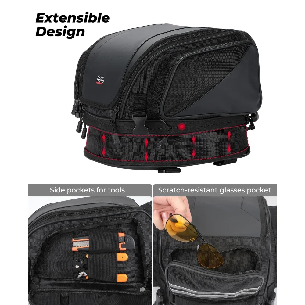 Motorcycle Tail Bags 18-22L Ex - Motorcycle Gear Warehouse recension och pris