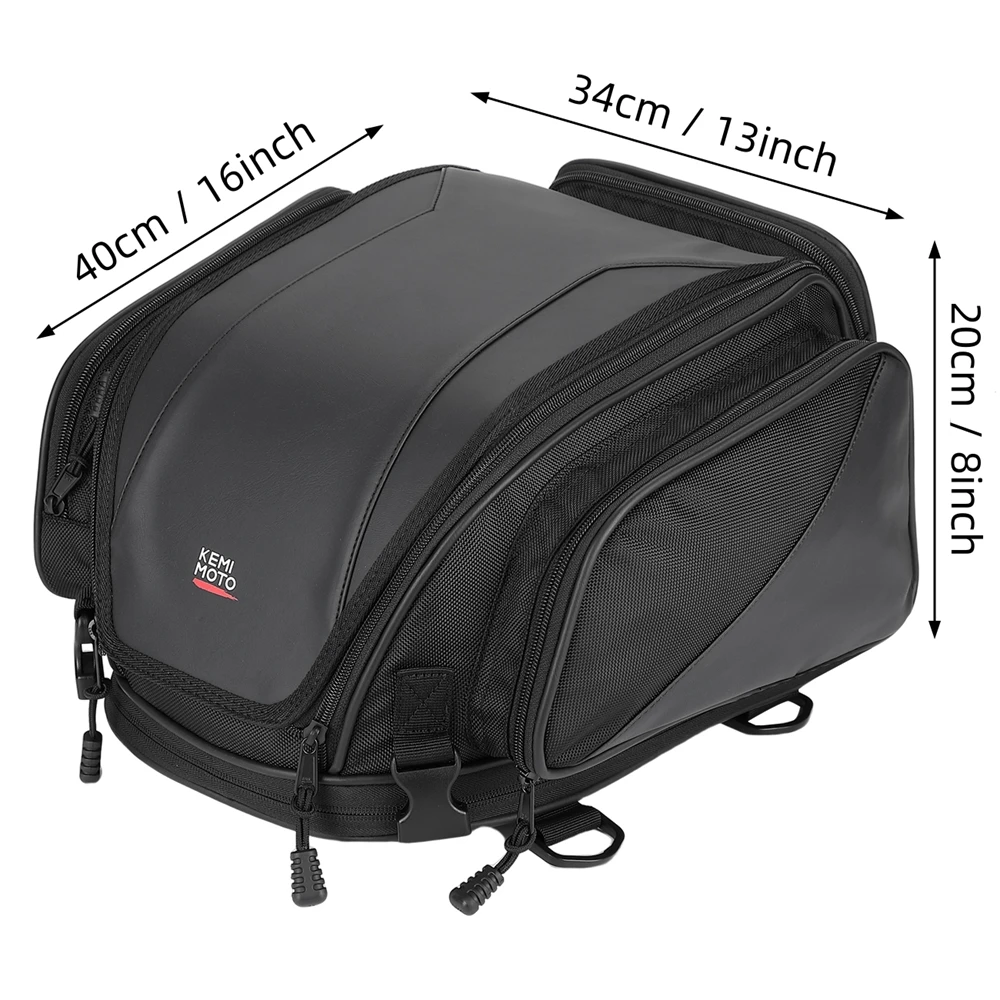 Motorcycle Tail Bags 18-22L Ex - Motorcycle Gear Warehouse recension och pris