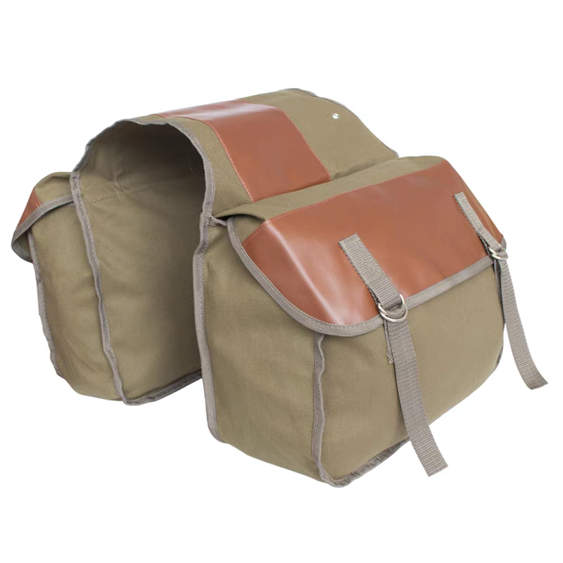 Canvas Leather Rear Saddlebag  - Motorcycle Gear Warehouse recension och pris