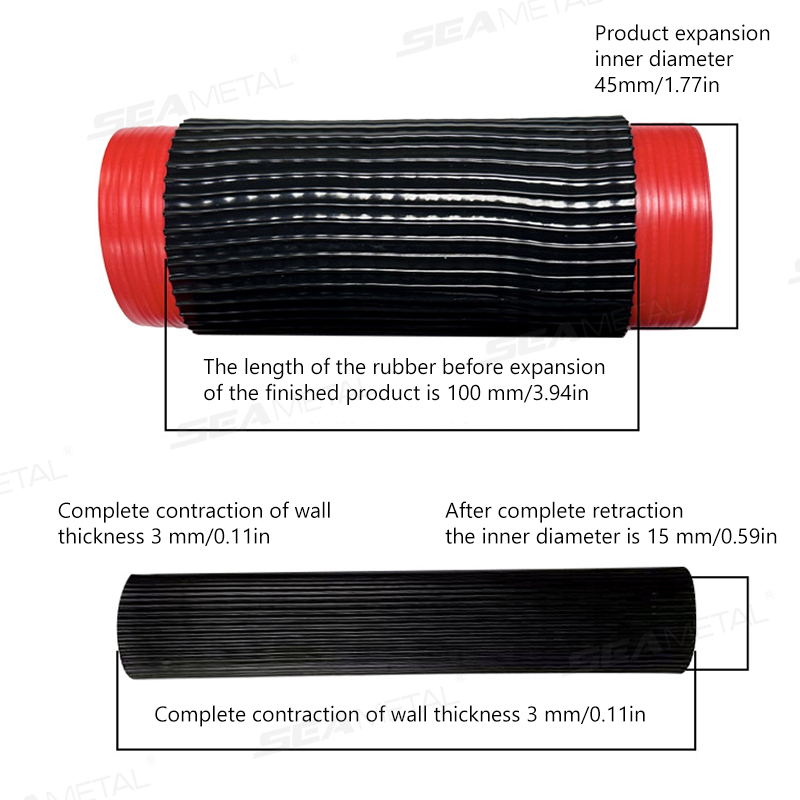 SEAMETAL Motorcycle Silicone H - Motorcycle Gear Sleeve recension och pris