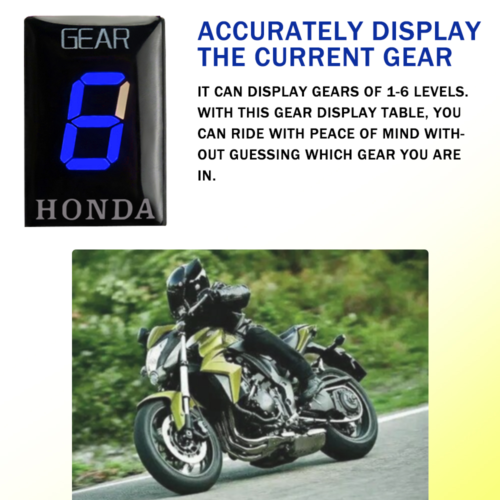 For HONDA CBR600F CBR1000R CBR - Gear Indicator Display recension och pris