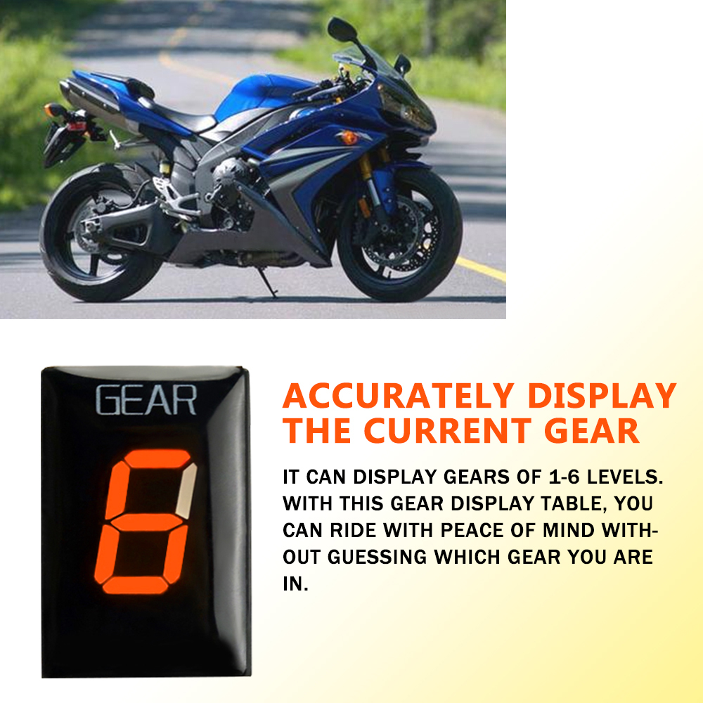 For YAMAHA YZF-R1 YZFR1 YZF-R6 - Gear Indicator Display recension och pris